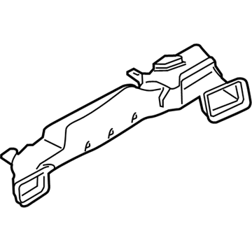 BMW 64-22-9-292-191 Cold Air Duct, Left