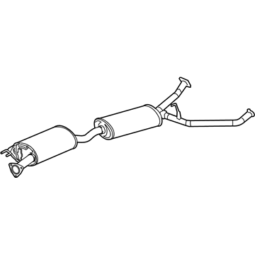 Acura 18307-TYR-A51 Silencer Complete , Exhaust