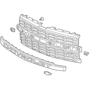 GM 84511036 Grille