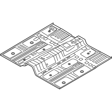 Hyundai 65111-4Z000 Panel-Center Floor