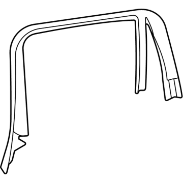 BMW 51-42-7-455-695 TRIM, WINDOW FRAME, DOOR, RE