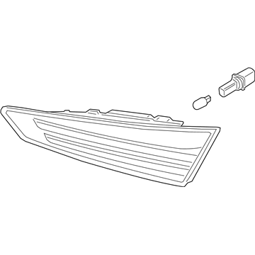 Hyundai 92404-F2500 Lamp Assembly-Rear Comb Inside, RH