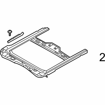 Kia 81610Q5001 Frame Assy-Sunroof