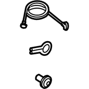 BMW 54-34-7-152-555 Set Of Fittings, Folding Top