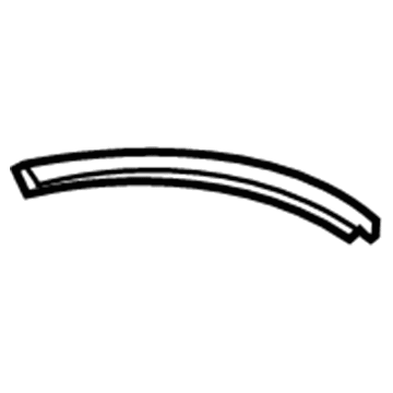 BMW 54-34-7-154-663 Rail For Gasket Rear Left