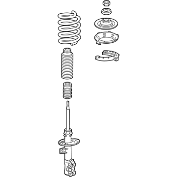 Honda 51610-TK6-A02 Shock Absorber Assembly, Right Front