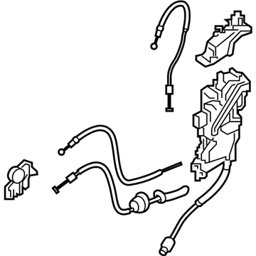 Kia 813203T120 Front Door Latch Assembly, Right