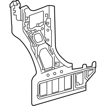 Lexus 61121-78030 PANEL, COWL SIDE, RH