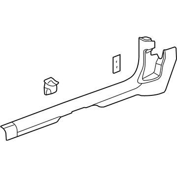 GM 15270652 Molding Asm, Body Hinge Pillar Garnish