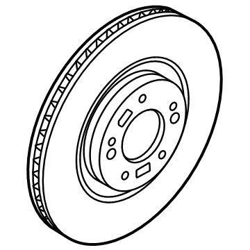 Kia 58411D4650 Disc-Rear Brake