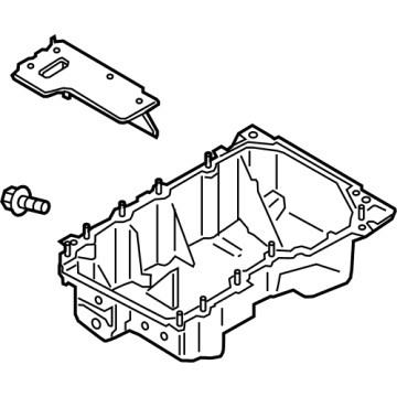 Ford MB3Z-6675-A PAN ASY - ENGINE OIL