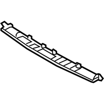 Hyundai 87372-4Z500 Garnish-Tail Gate, Lower