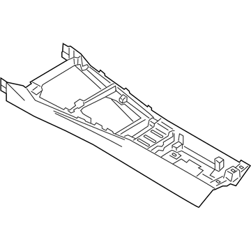 BMW 51-16-6-809-054 CENTER CONSOLE