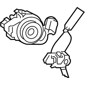 Hyundai 81900-F2F00 Key Sub Set-Steering Lock 0