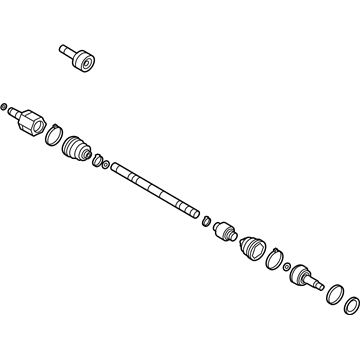 Kia 49500E4000 Joint Assembly-Constant