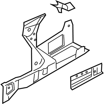 BMW 41-00-7-261-523 Extension For Rear Left Wheel Well