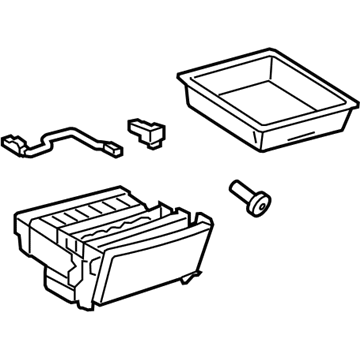 Lexus 58801-50080-A0 Box Sub-Assy, Console, Upper