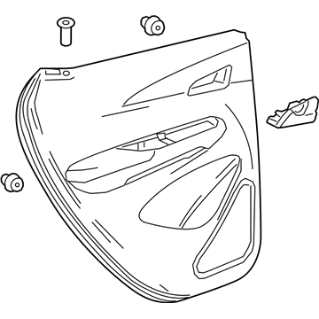 GM 42547861 Door Trim Panel