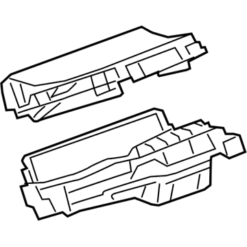 Lexus 83108-50010 Mirror Sub-Assembly, Met