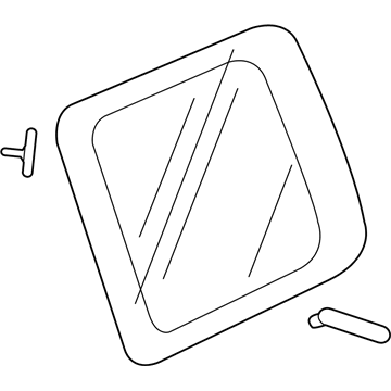 Honda 73560-SZA-A10 Glass Set, L. Quarter (Privacy)(United L-N Glass)