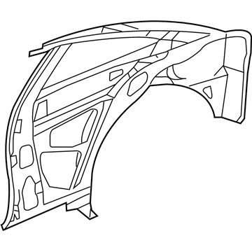 GM 88955235 Panel Kit, Quarter Inner & Rear Wheelhouse (LH)