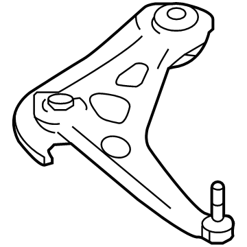 Nissan 54500-6CA0A 1INK Complete-Front Suspension, Lower RH
