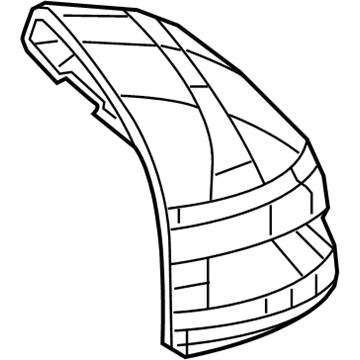Honda 76201-TR2-A01ZE Cap, Passenger Side Skull (Cool Mist Metallic)