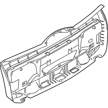 BMW 51-49-7-077-944 Lower Tail Lid Trim Panel