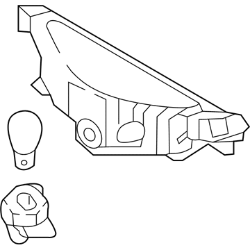 Hyundai 92700-F2000 Lamp Assembly-High Mounted Stop