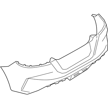 BMW 51-12-8-083-963 BUMPER TRIM PANEL, PRIMED, R