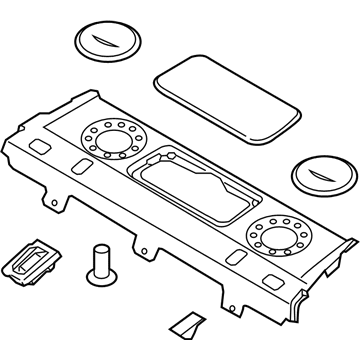 Hyundai 85620-3N250-RY Trim Assembly-Package Tray