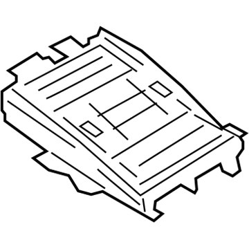 BMW 51-16-6-810-496 STORAGE COMPARTMENT, FRONT