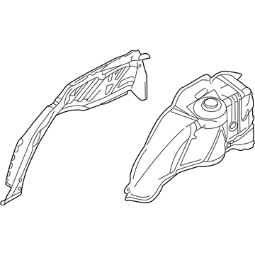 BMW 41-14-7-892-719 Rear Left Wheelhouse