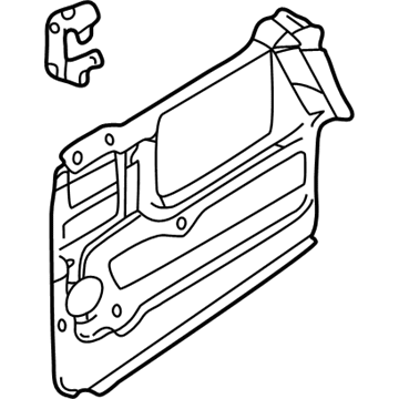 BMW 41-14-2-498-333 Wheelhouse Extension, Left