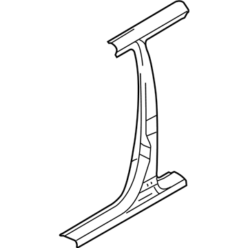 Hyundai 71402-2SB50 Pillar Assembly-Center Outer, RH