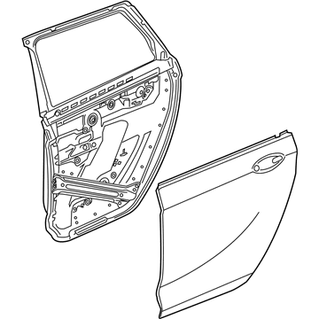 GM 39171974 Door Shell