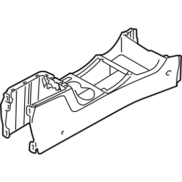 Kia 846102P100VA Console-Front