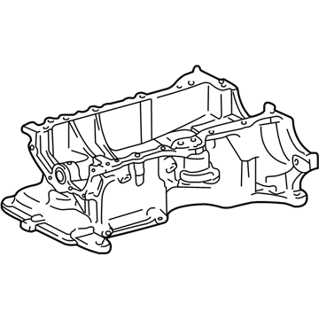 Toyota 12111-21033 Upper Oil Pan