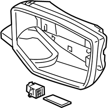 Honda 76256-TP6-A11 Set, L. Housing