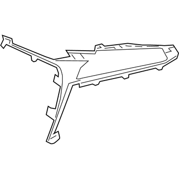 Lexus 58456-11030 Bracket, Rear GARNISH