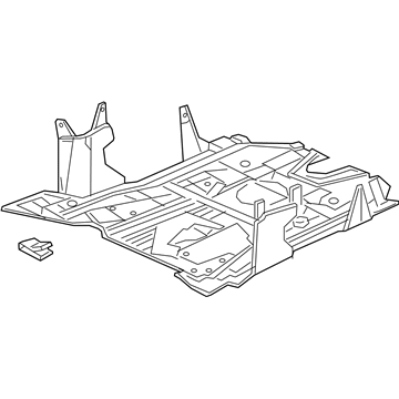 Honda 74110-TEG-000 Cover Assembly, Engine (Lower)