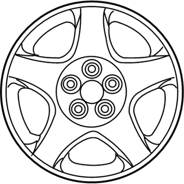 Infiniti 40300-5Y827 Aluminum Wheel
