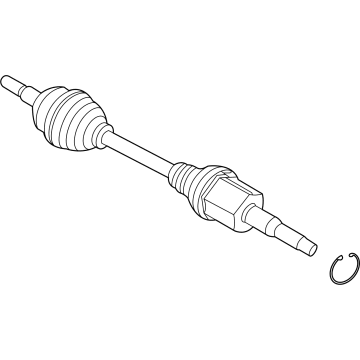 Ford NZ6Z-3B437-B SHAFT - FRONT AXLE