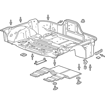 GM 23294287 Rear Floor Pan