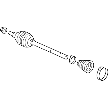 Honda 44011-S84-A60 Driveshaft Set, Driver Side