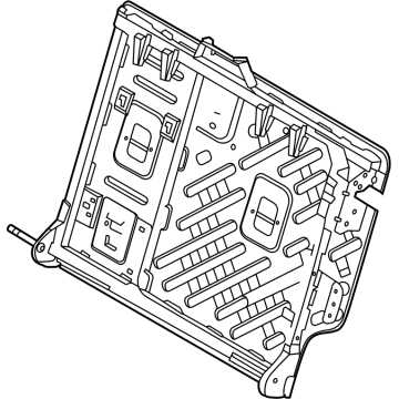 Ford LX6Z-99613A39-C FRAME - REAR SEAT BACK RETAINI