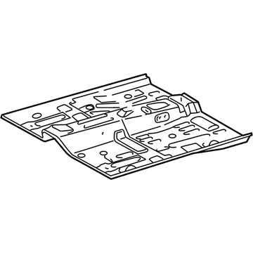 Toyota 58111-52916 Front Floor Pan