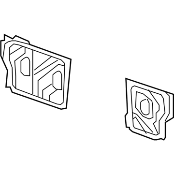 Mopar 68001888AA Frame-Rear Seat Back