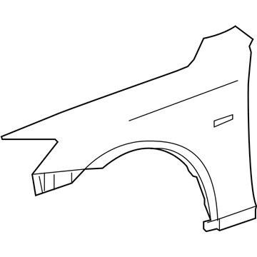 Lexus 53801-53070 Fender Sub-Assy, Front RH