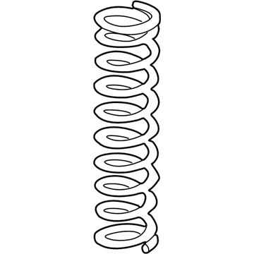 Acura 51401-S0K-A12 Spring, Front (Showa)